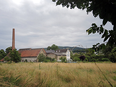 Die Gäns-/Heckertsmühle unterhalb von Martinstein/Merxheim 